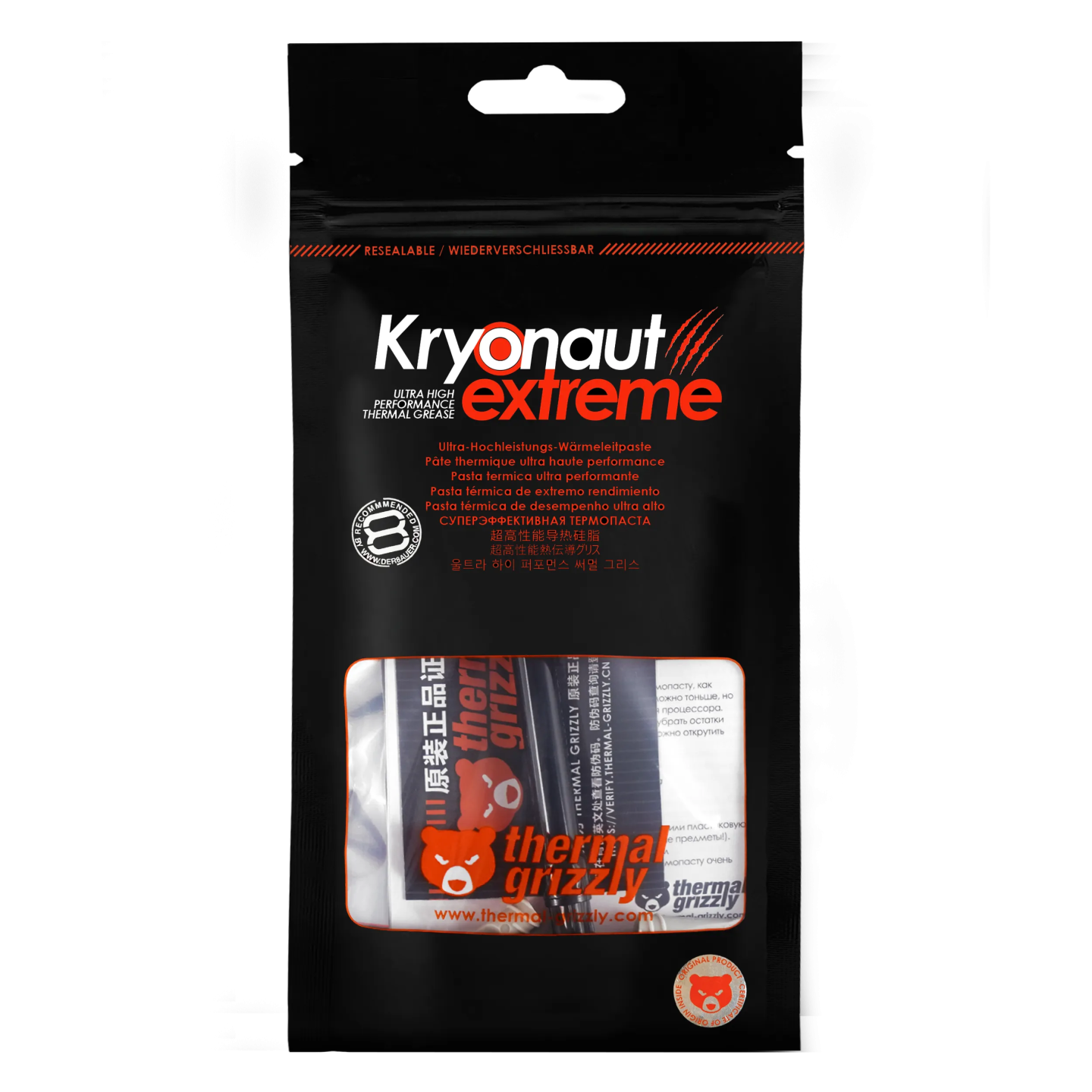 Thermal Grizzly Kryonaut Extreme – pâte thermique overclocking extrême