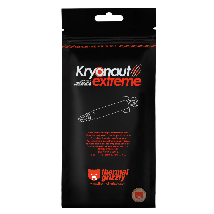 Thermal Grizzly Kryonaut Extreme – pâte thermique overclocking extrême