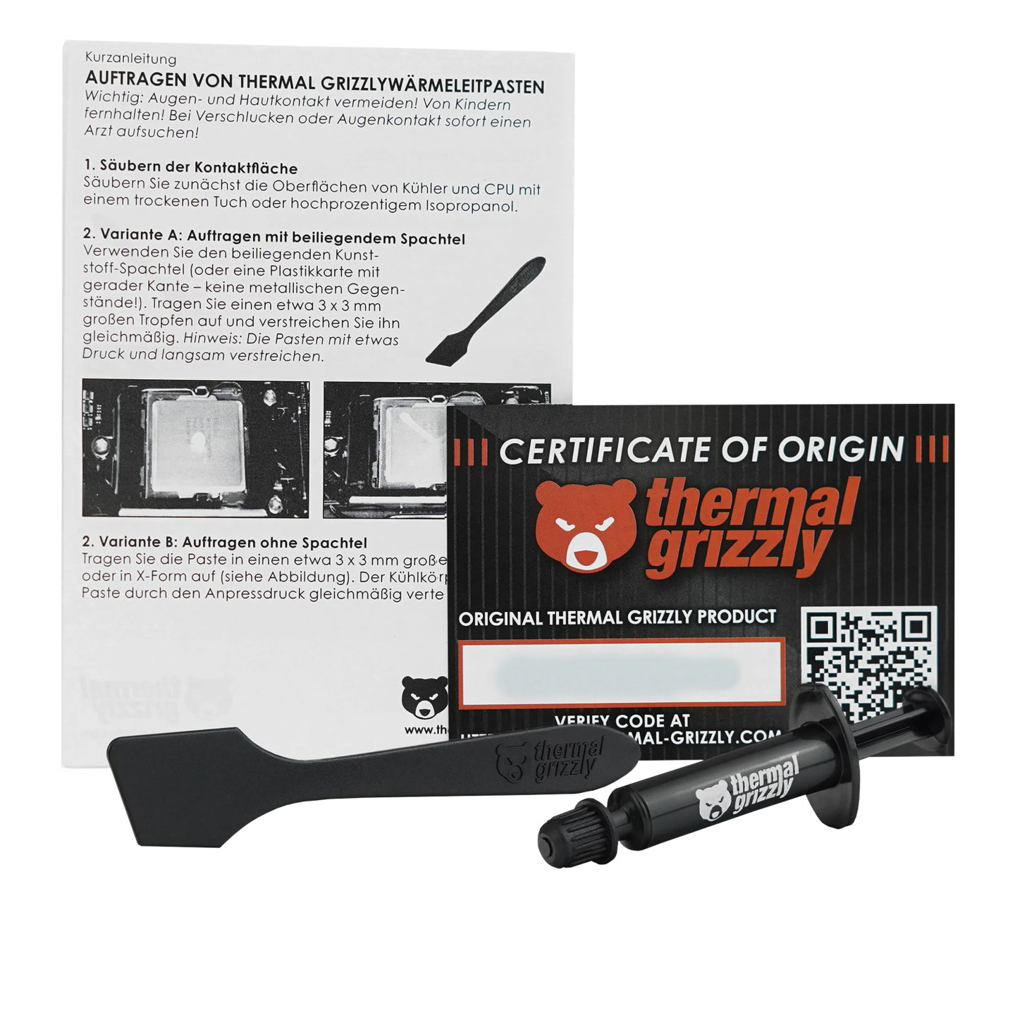 Thermal Grizzly Aeronaut – pâte thermique d'entrée de gamme efficace