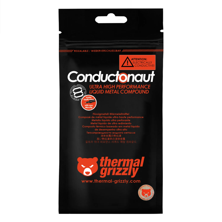 Thermal Grizzly Conductonaut – métal liquide haute conductivité