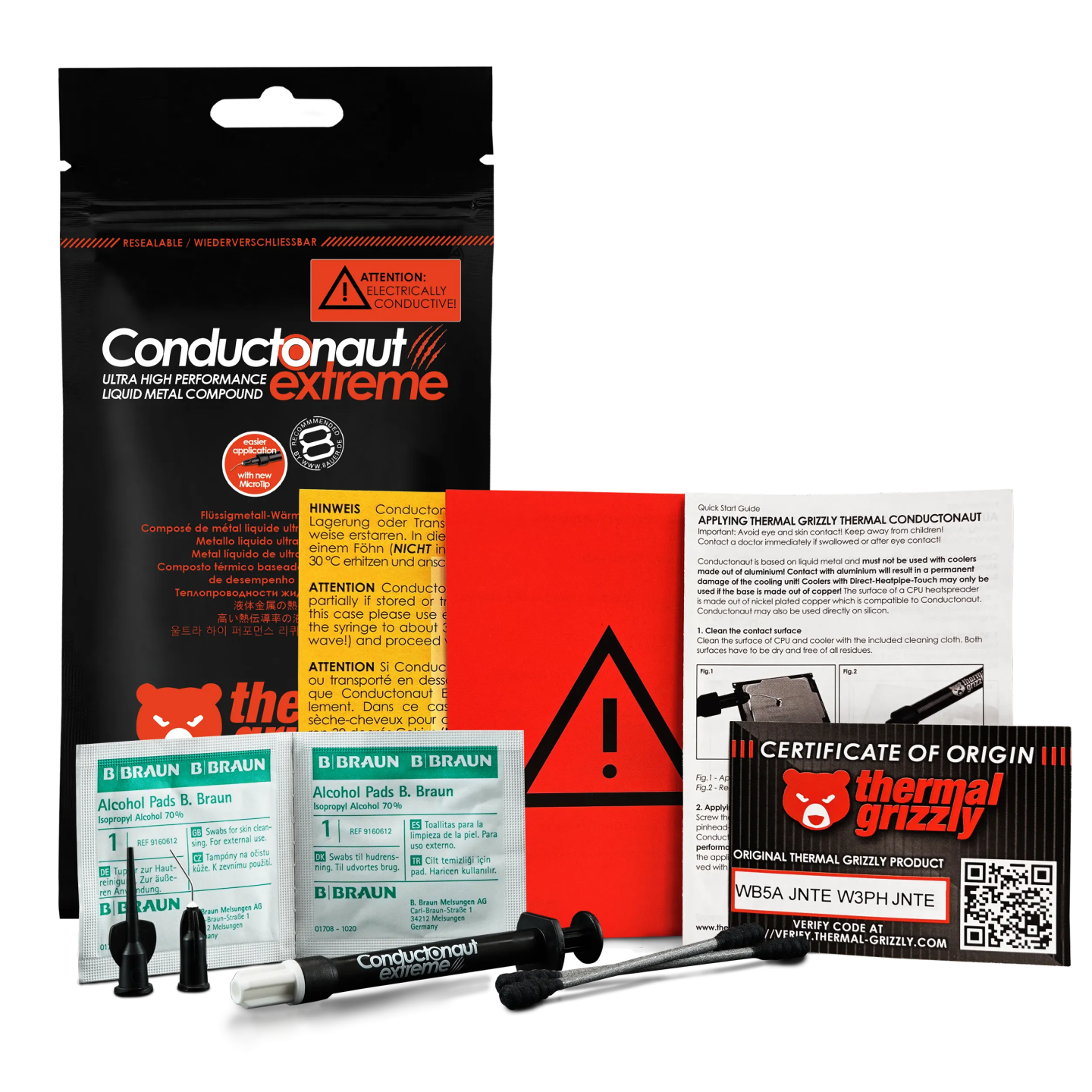 Thermal Grizzly Conductonaut Extreme – métal liquide haut de gamme