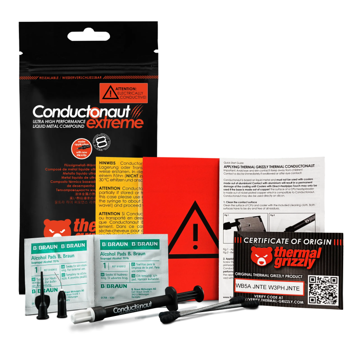 Thermal Grizzly Conductonaut Extreme – métal liquide haut de gamme