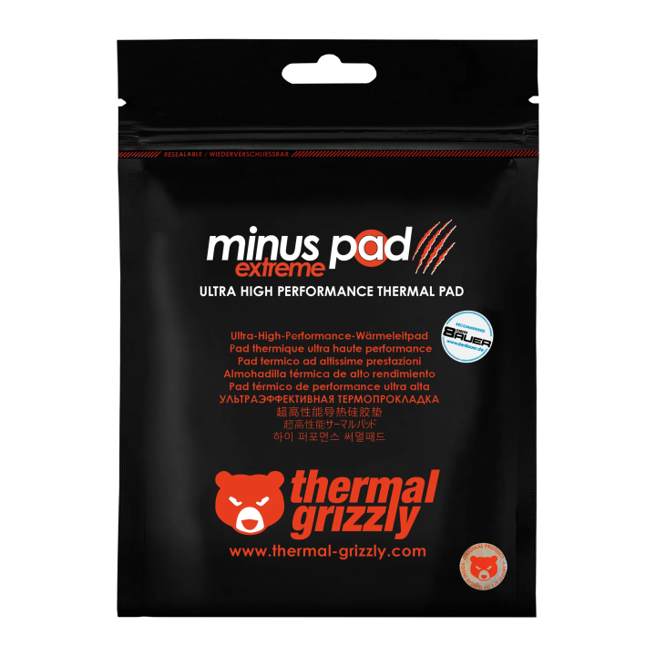 Thermal Grizzly Minus Pad Extreme – pad thermique haute performance