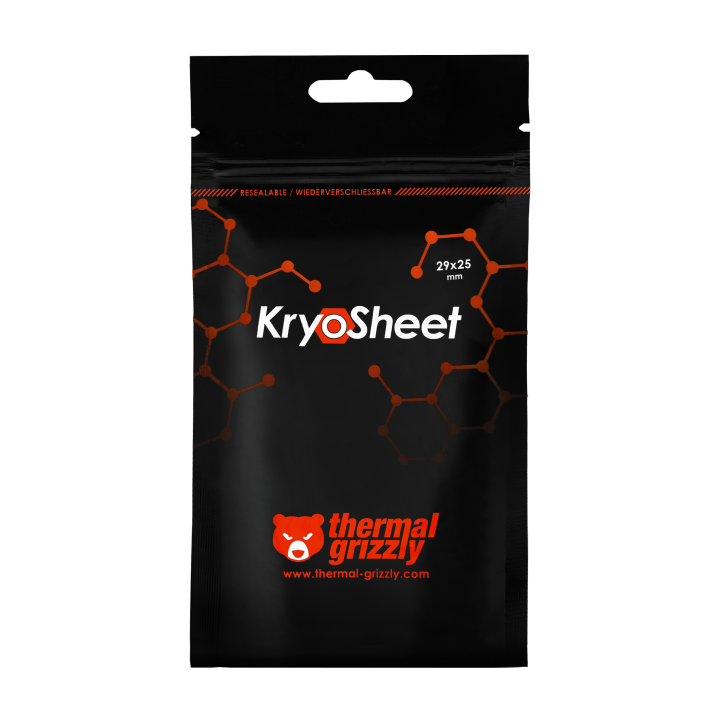 Thermal Grizzly KryoSheet – feuille thermique graphène haute performance