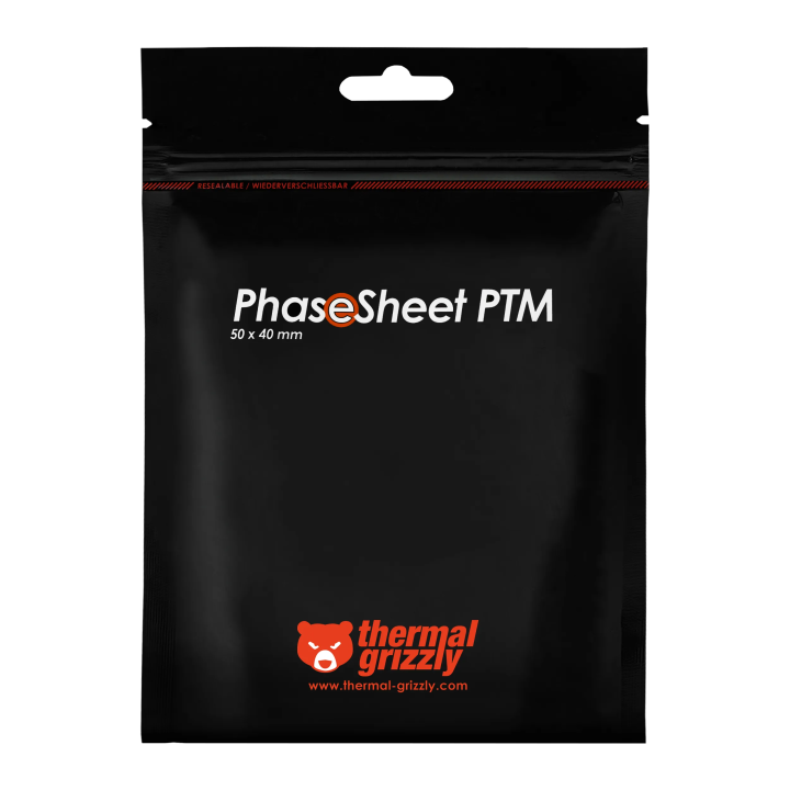 Thermal Grizzly PhaseSheet PTM – feuille à changement de phase