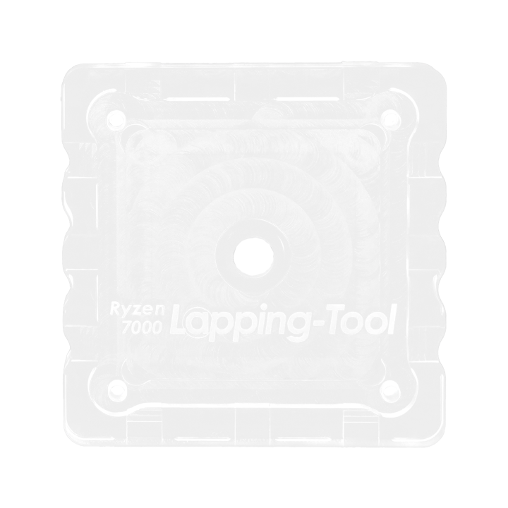 Thermal Grizzly Lapping-Tool Ryzen 7000 – gabarit de rodage heatspreader AM5