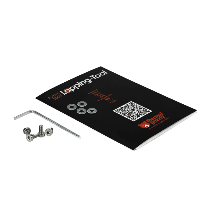 Thermal Grizzly Lapping-Tool Ryzen 7000 – gabarit de rodage heatspreader AM5