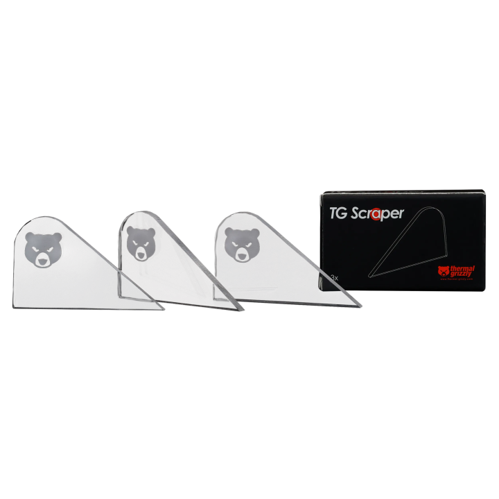 Thermal Grizzly TG Scraper – grattoir acrylique pour delid (lot de 3)