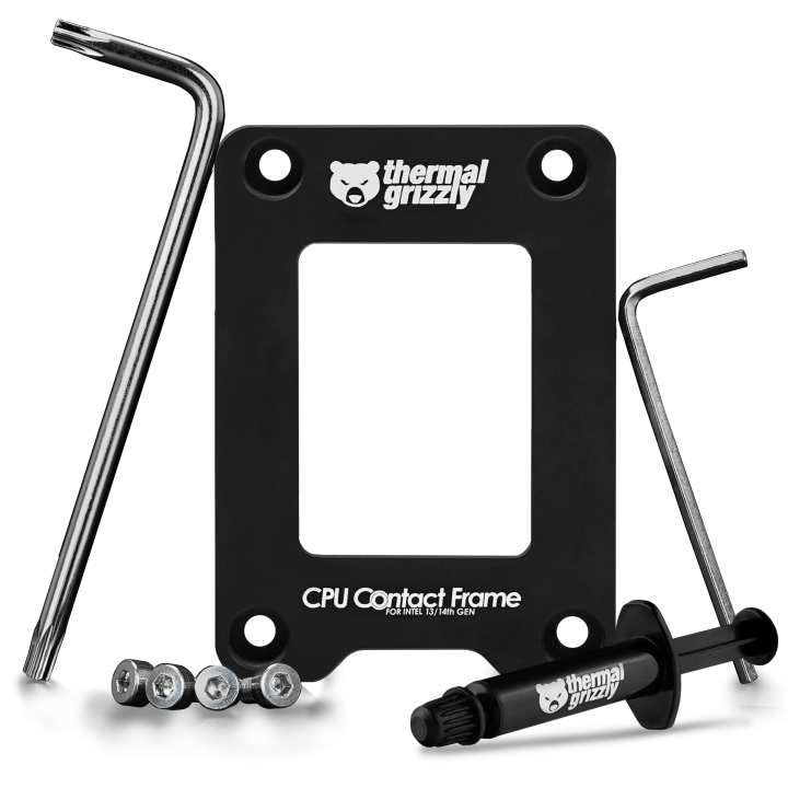 Thermal Grizzly CPU Contact Frame Intel 13e/14e gén. – cadre de contact LGA1700