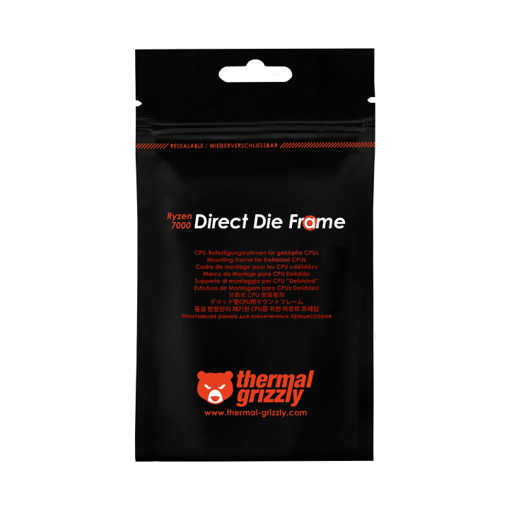 Thermal Grizzly Ryzen 7000 Direct Die Frame – cadre de montage direct-die AM5