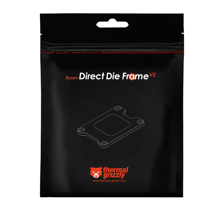 Thermal Grizzly Ryzen 7000 Direct Die Frame V2 – cadre direct-die AM5 X3D