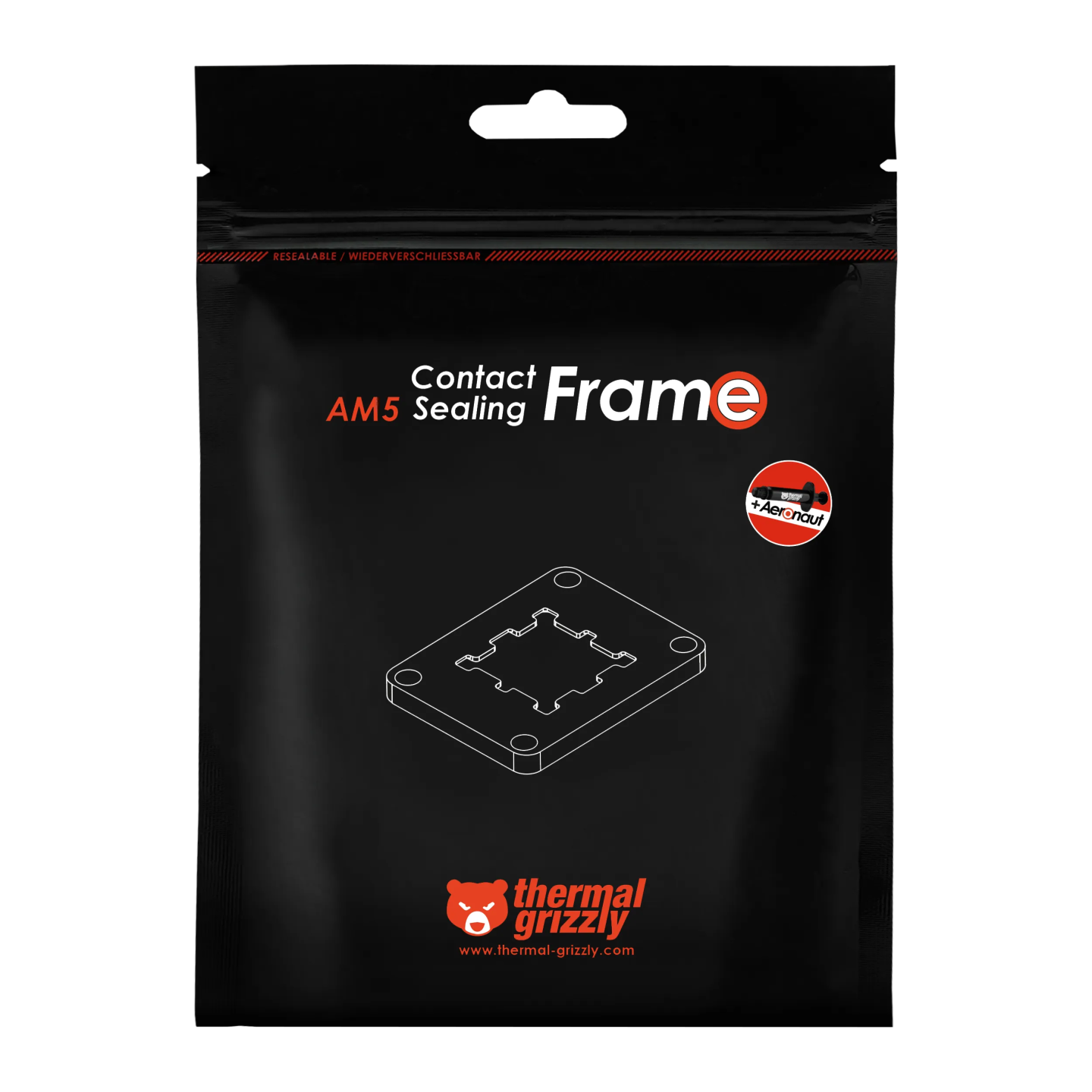 Thermal Grizzly AM5 Contact & Sealing Frame – cadre de contact et joint AM5