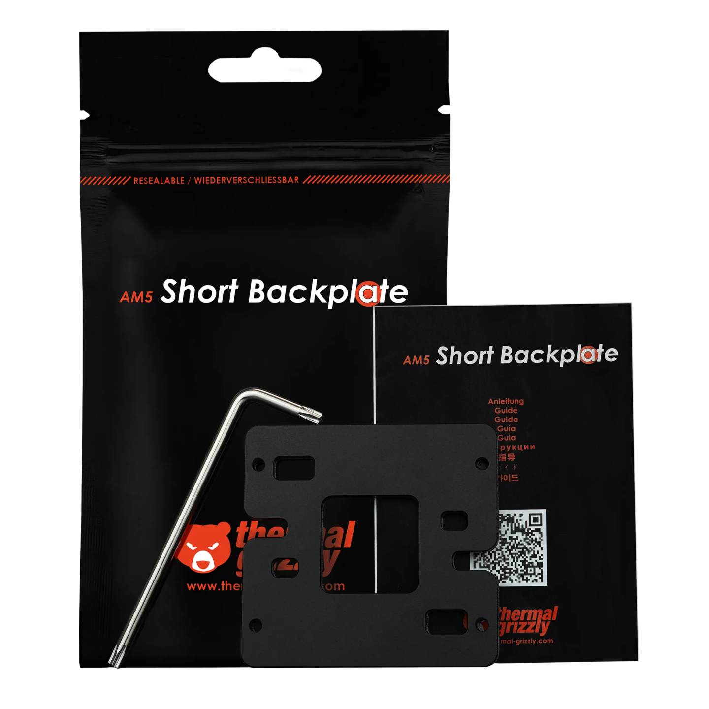 Thermal Grizzly AM5 Short Backplate – backplate courte pour SAM AM5