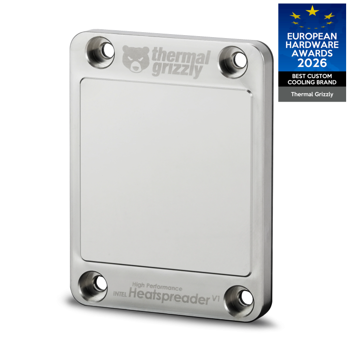 Thermal Grizzly Intel High Performance Heatspreader V1 – cuivre nickelé