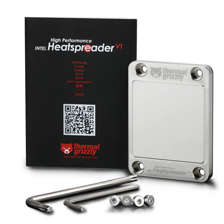 Thermal Grizzly Intel High Performance Heatspreader V1 – cuivre nickelé