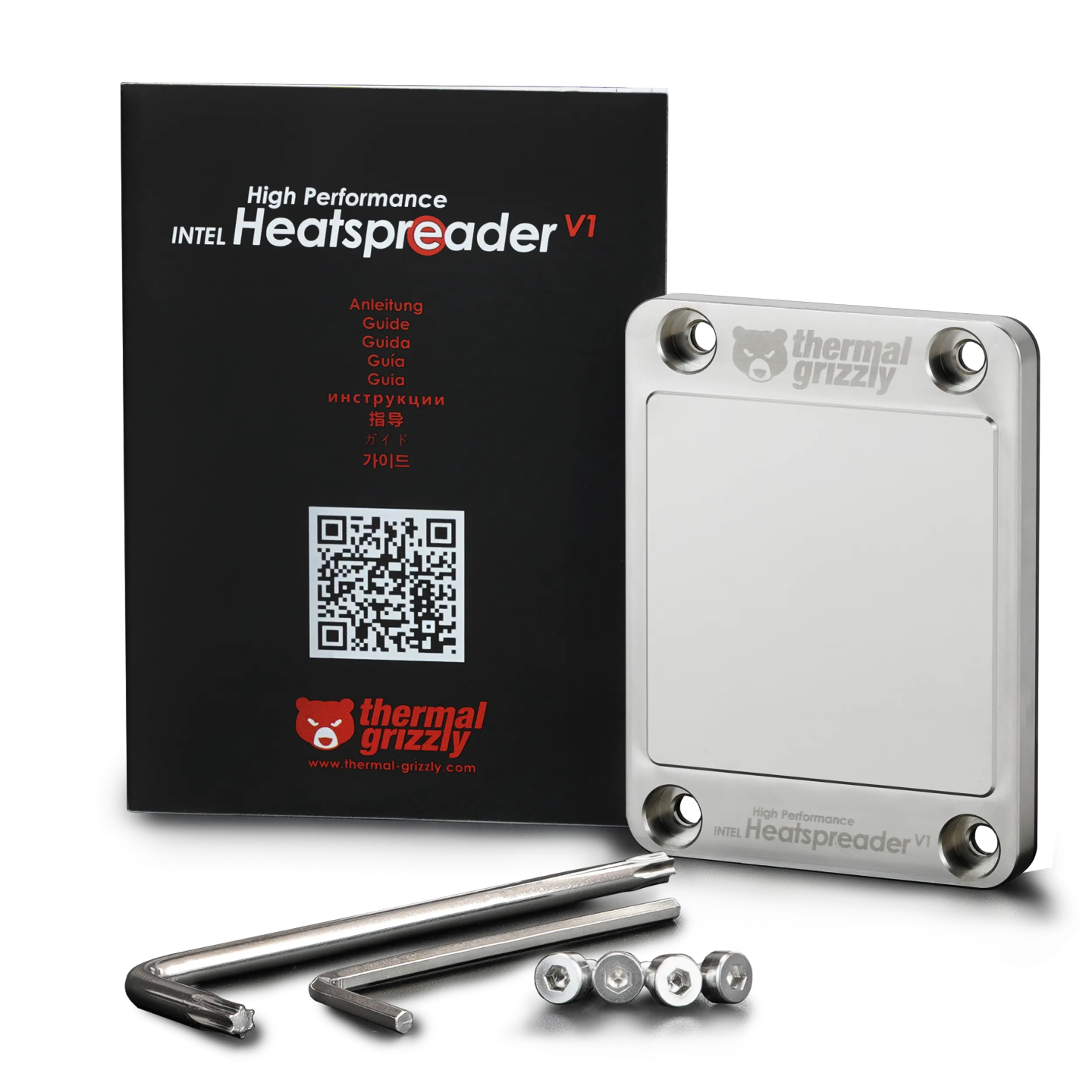 Thermal Grizzly Intel High Performance Heatspreader V1 – cuivre nickelé