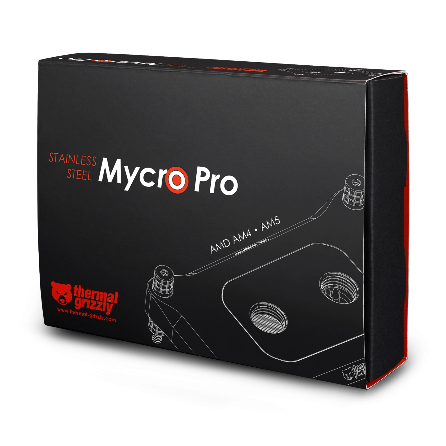 Thermal Grizzly Mycro Pro Stainless Steel – waterblock CPU inox