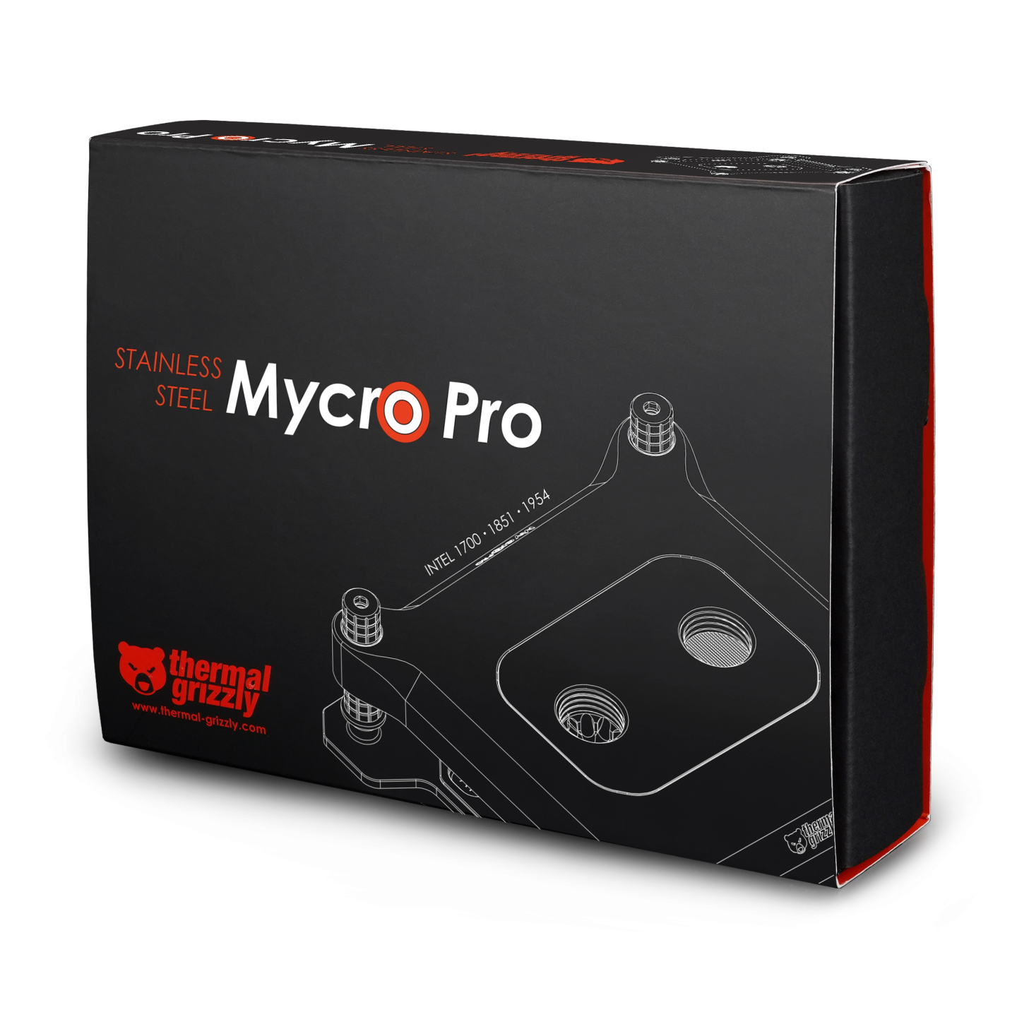 Thermal Grizzly Mycro Pro Stainless Steel – waterblock CPU inox