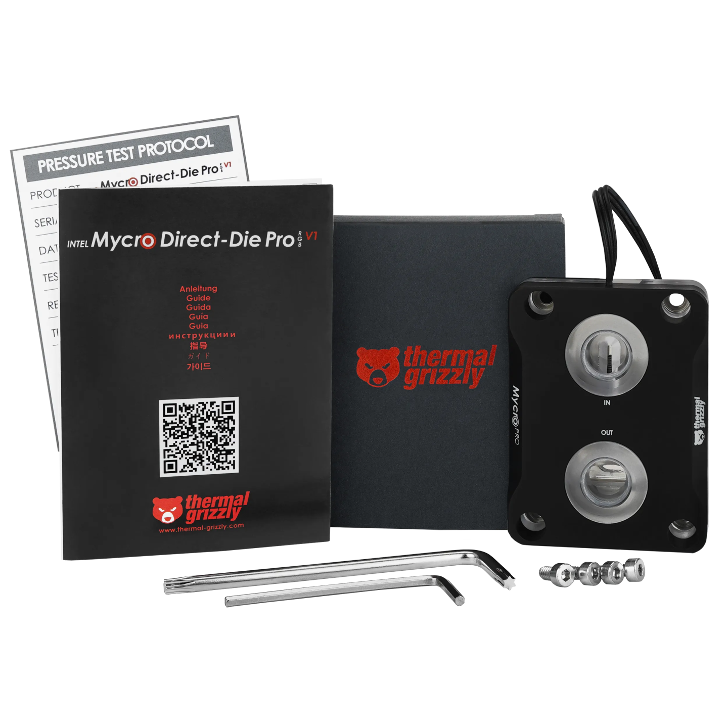 Thermal Grizzly Mycro Direct-Die Pro RGB V1 – waterblock CPU direct-die Intel