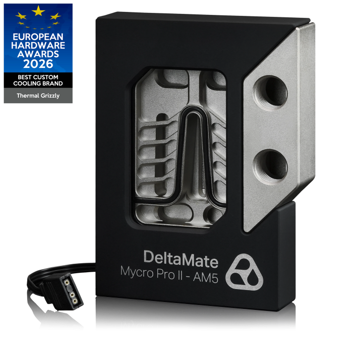 Thermal Grizzly DeltaMate CPU Block MPII – waterblock CPU premium AM5 / LGA1851