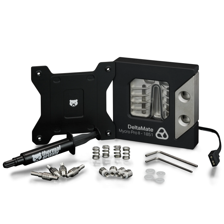 Thermal Grizzly DeltaMate CPU Block MPII – waterblock CPU premium AM5 / LGA1851