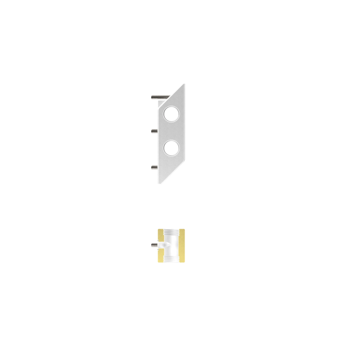 Thermal Grizzly DeltaMate GPU Block Through Terminal – terminal 4 ports