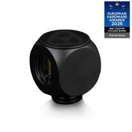 Thermal Grizzly DeltaMate Rotary – raccord rotatif G1/4" (90°, 45°, T, FF 90°)