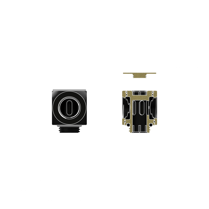 Thermal Grizzly DeltaMate Rotary – raccord rotatif G1/4" (90°, 45°, T, FF 90°)