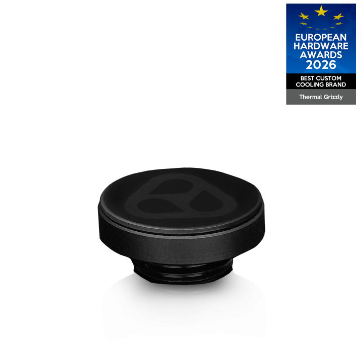 Thermal Grizzly DeltaMate Plug – bouchon plat G1/4" pour watercooling