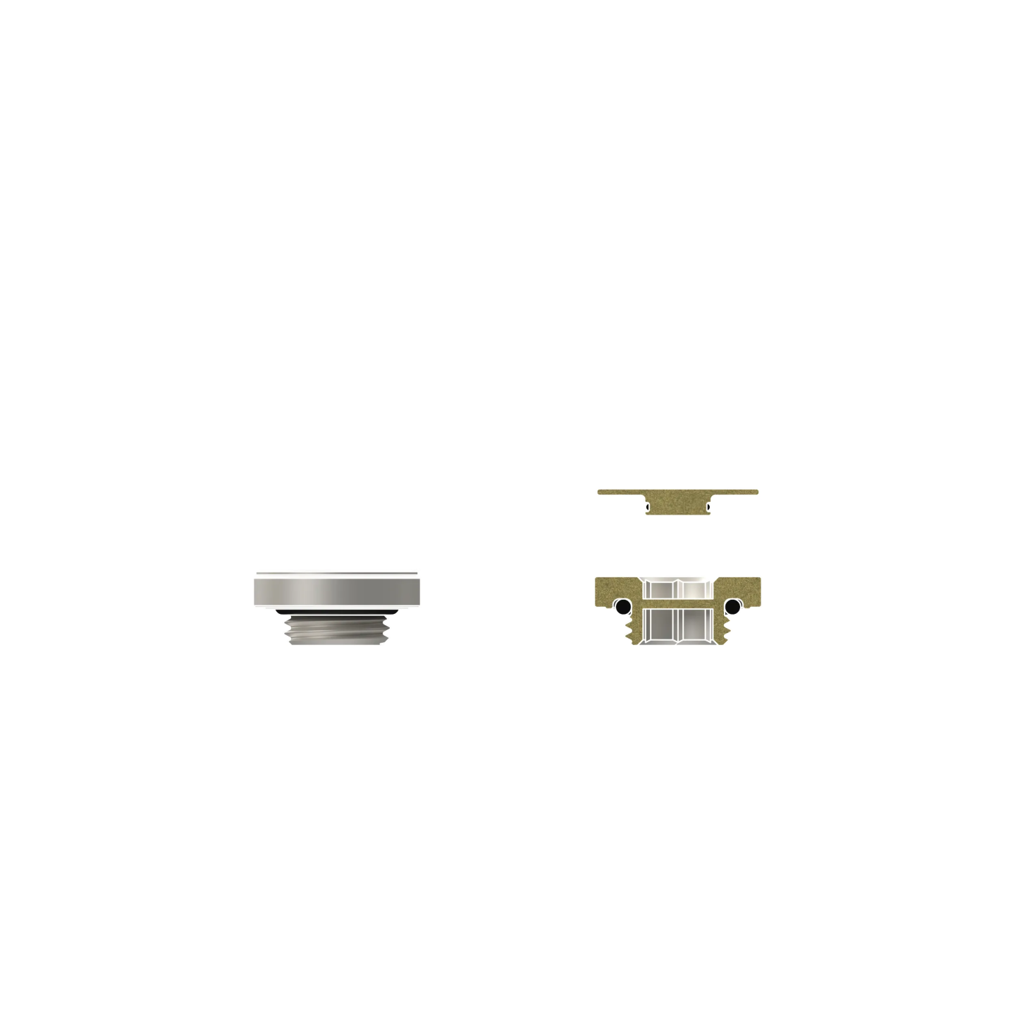 Thermal Grizzly DeltaMate Plug – bouchon plat G1/4" pour watercooling