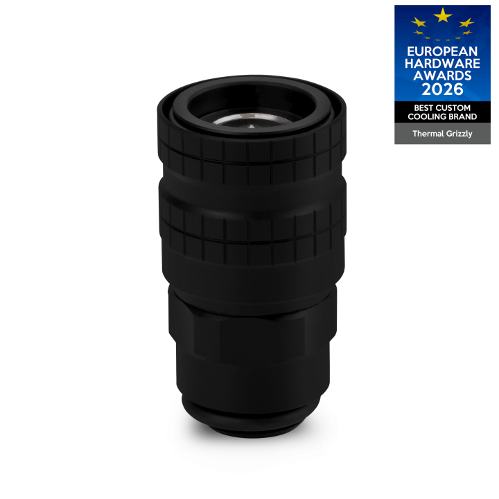 Thermal Grizzly DeltaMate Quick Disconnect – raccord rapide QDC sans fuite G1/4"