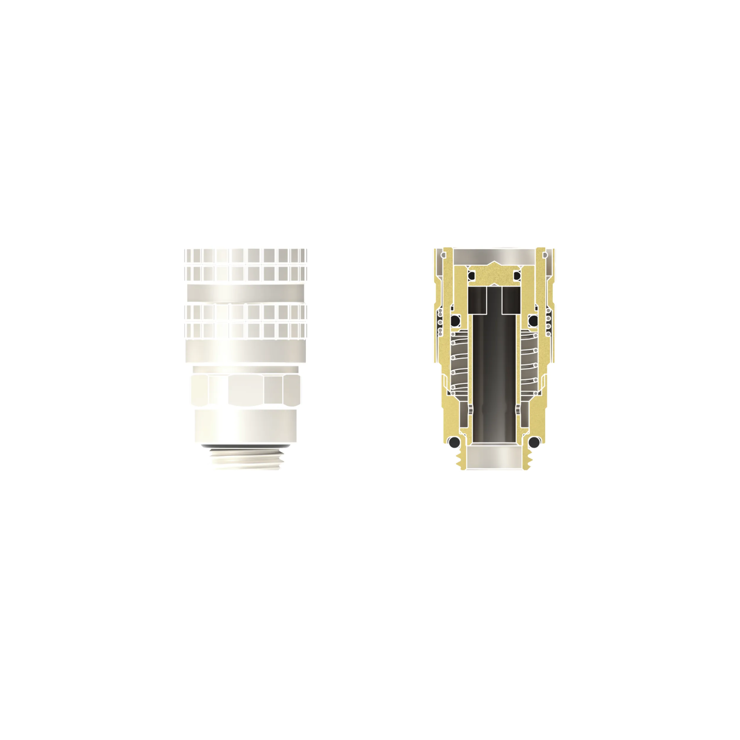 Thermal Grizzly DeltaMate Quick Disconnect – raccord rapide QDC sans fuite G1/4"