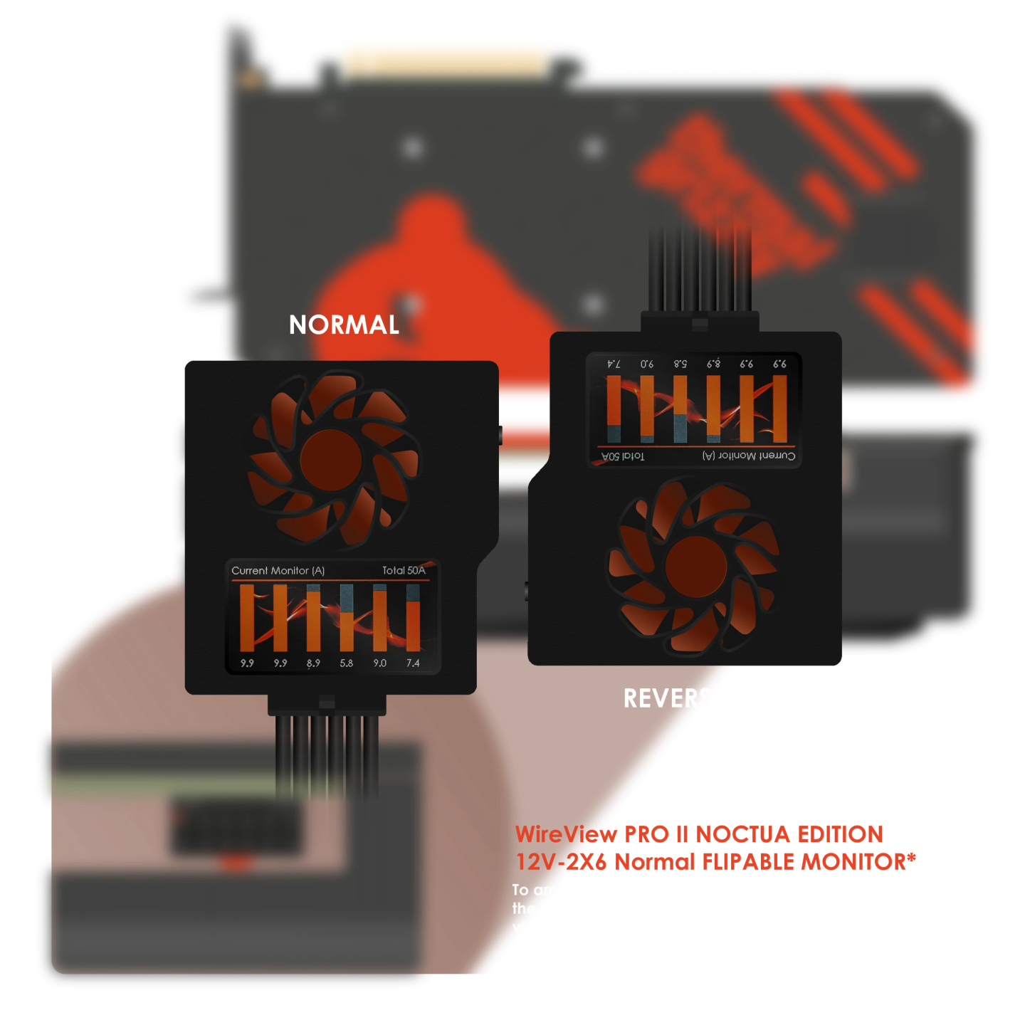 Thermal Grizzly WireView Pro II Noctua Edition – moniteur 12V-2x6 refroidi Noctua
