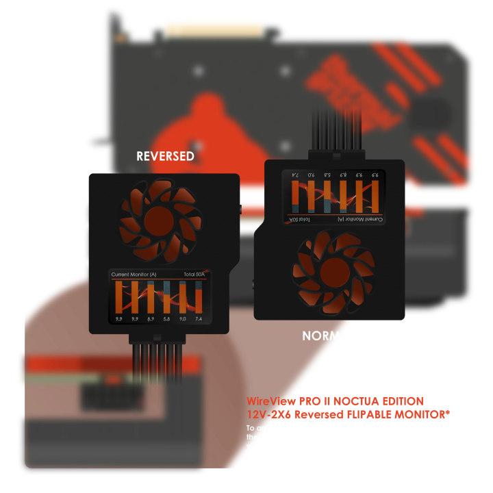 Thermal Grizzly WireView Pro II Noctua Edition – moniteur 12V-2x6 refroidi Noctua