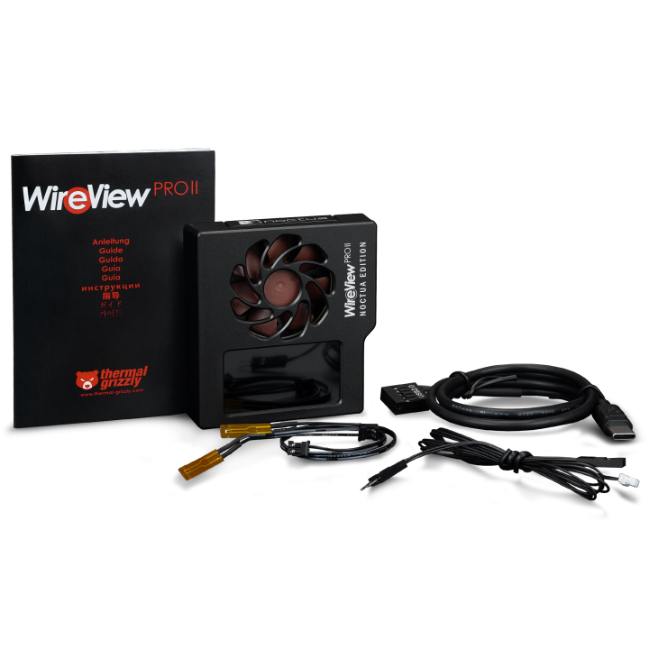 Thermal Grizzly WireView Pro II Noctua Edition – moniteur 12V-2x6 refroidi Noctua