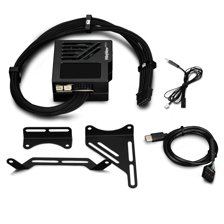 Thermal Grizzly WireView Pro II Wired – moniteur 12V-2x6 à câble de 40 cm