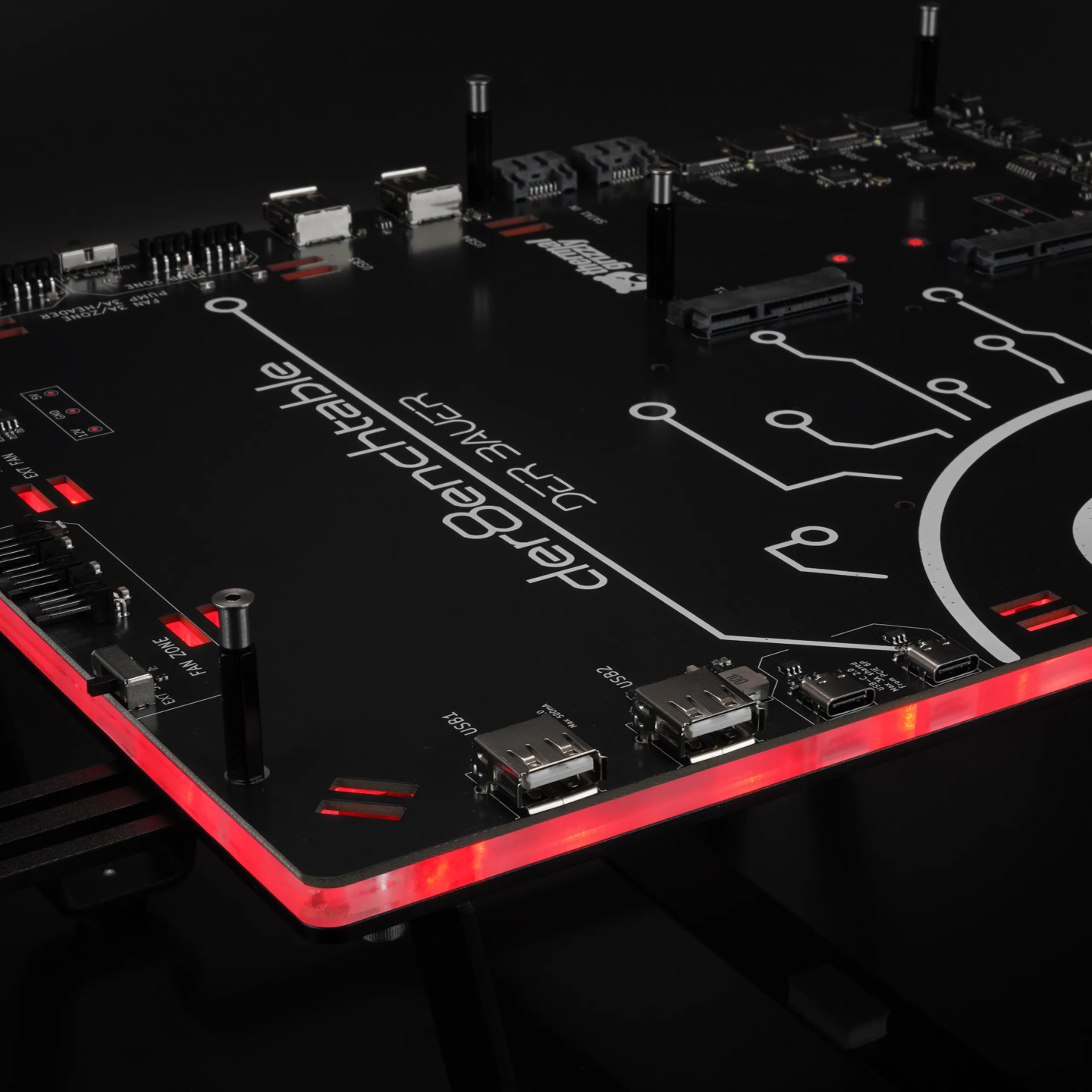 Thermal Grizzly der8enchtable – banc de test avec PCB actif