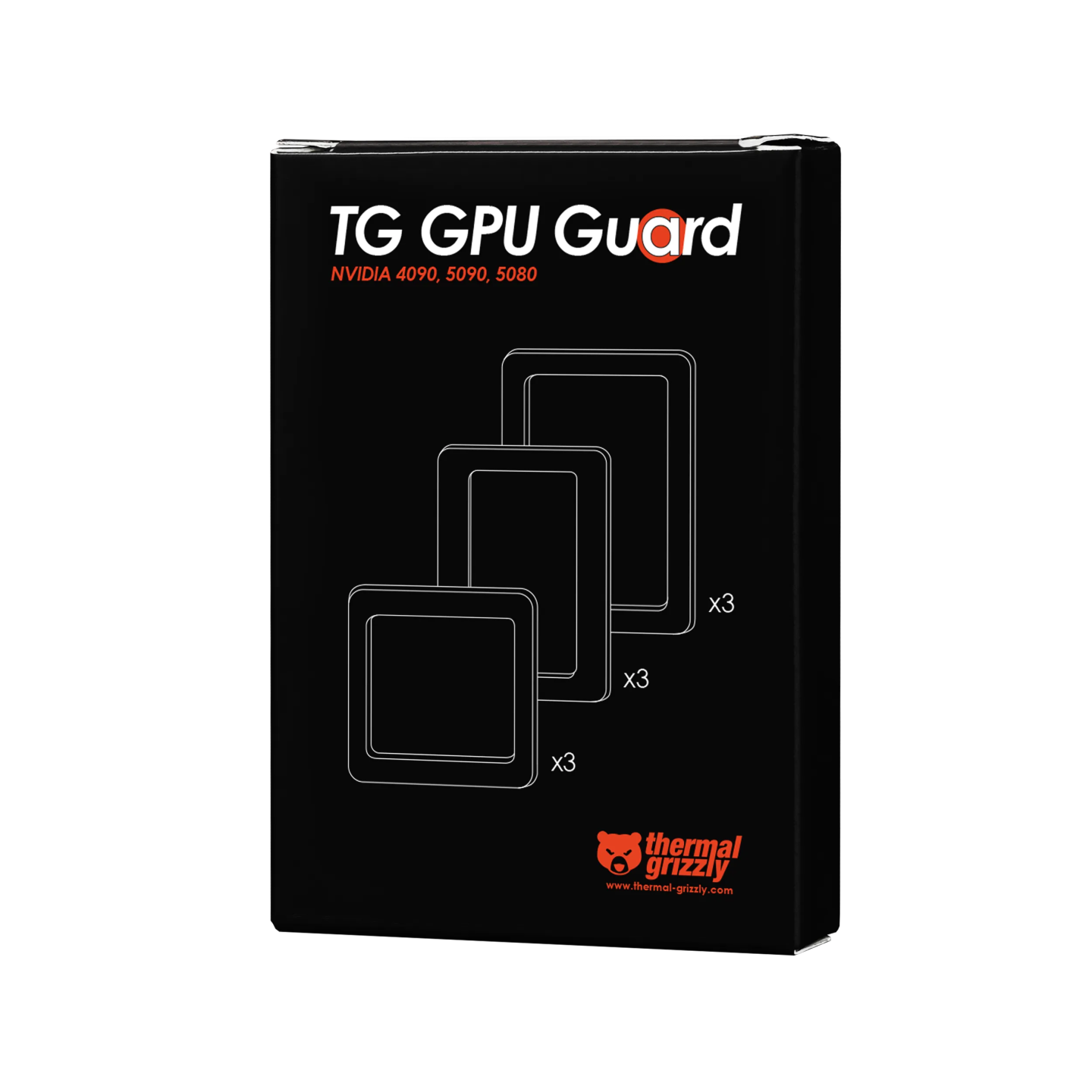 Thermal Grizzly TG GPU Guard – joint mousse pour puce GPU et métal liquide