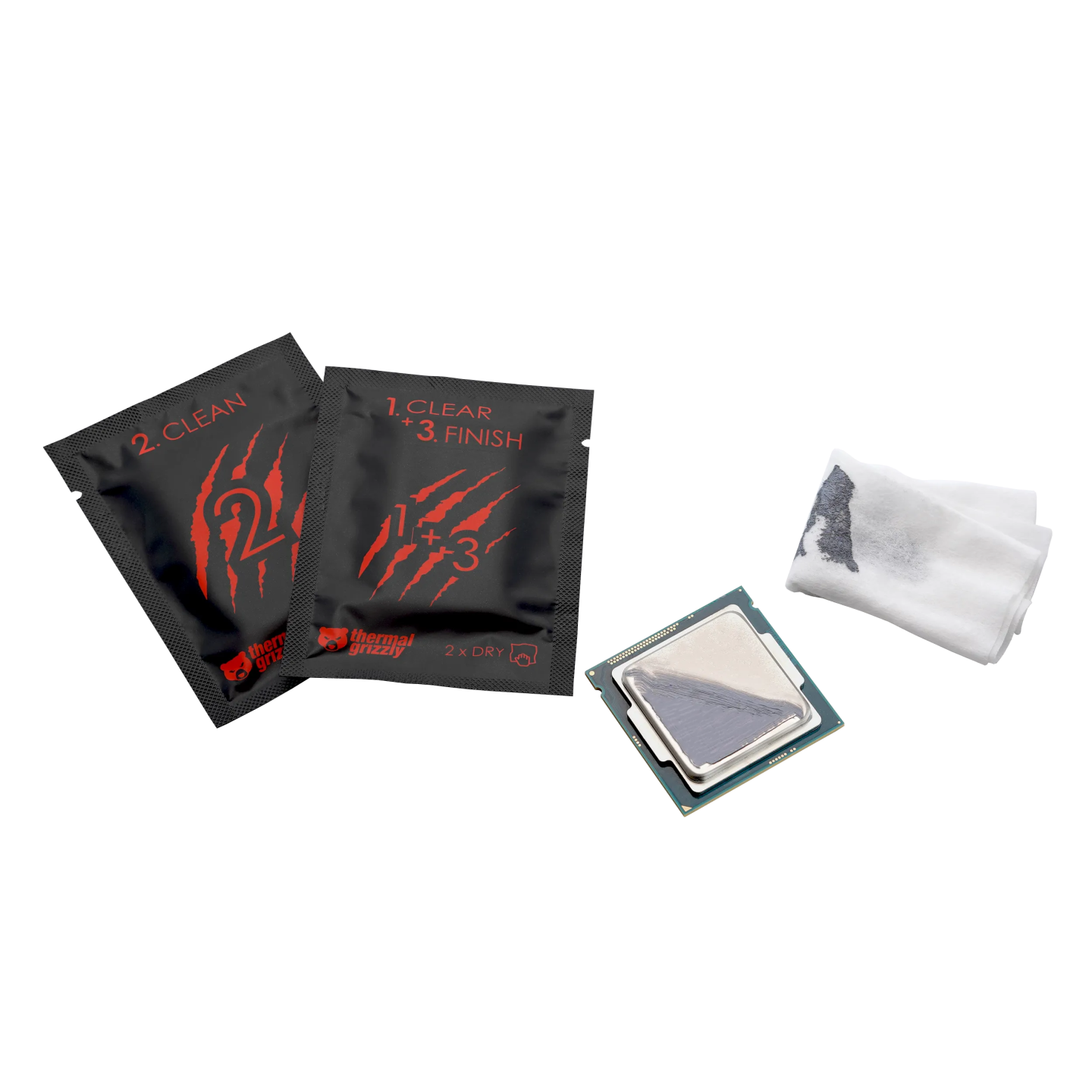 Thermal Grizzly TG Cleaning Wipes – lingettes de nettoyage pâte thermique
