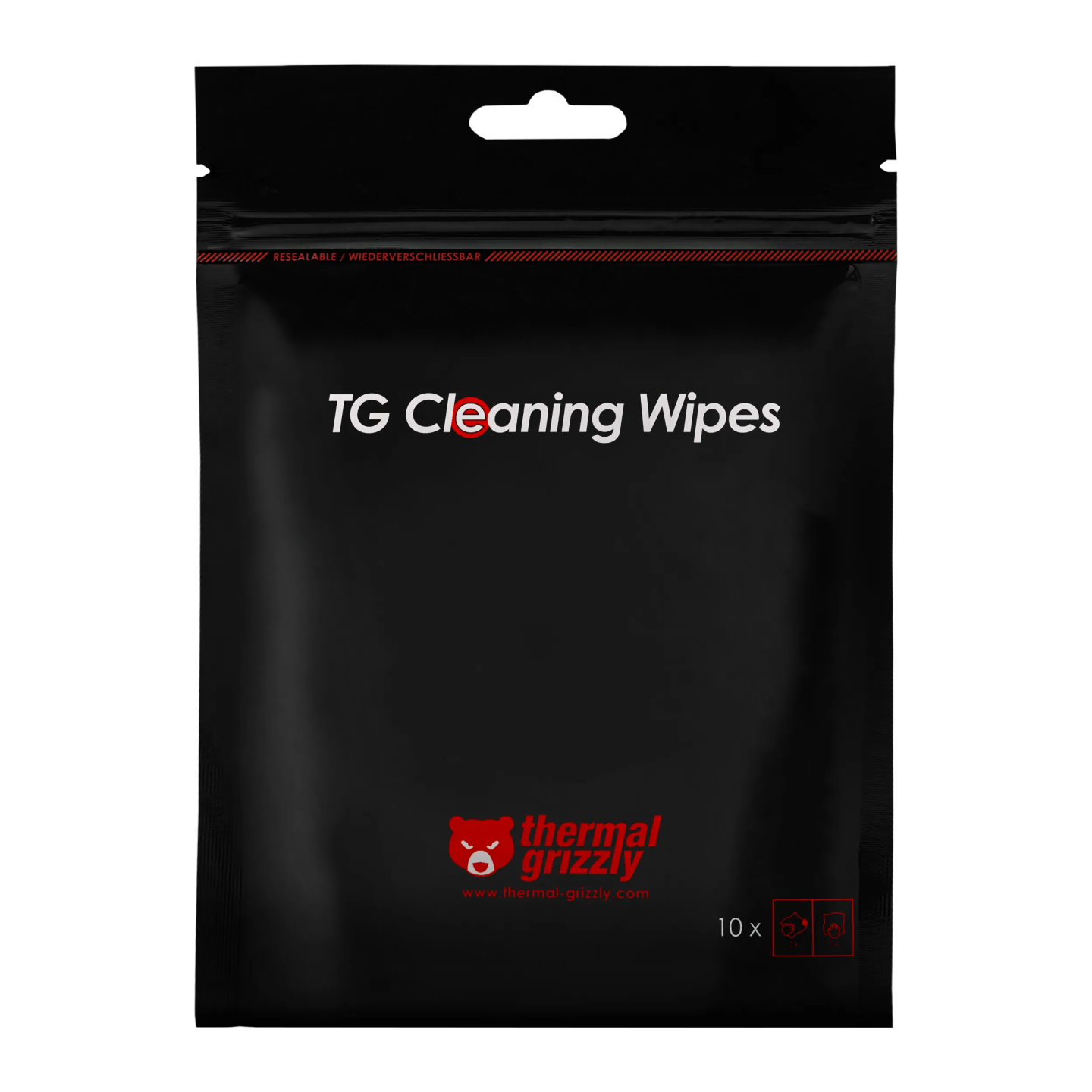 Thermal Grizzly TG Cleaning Wipes – lingettes de nettoyage pâte thermique