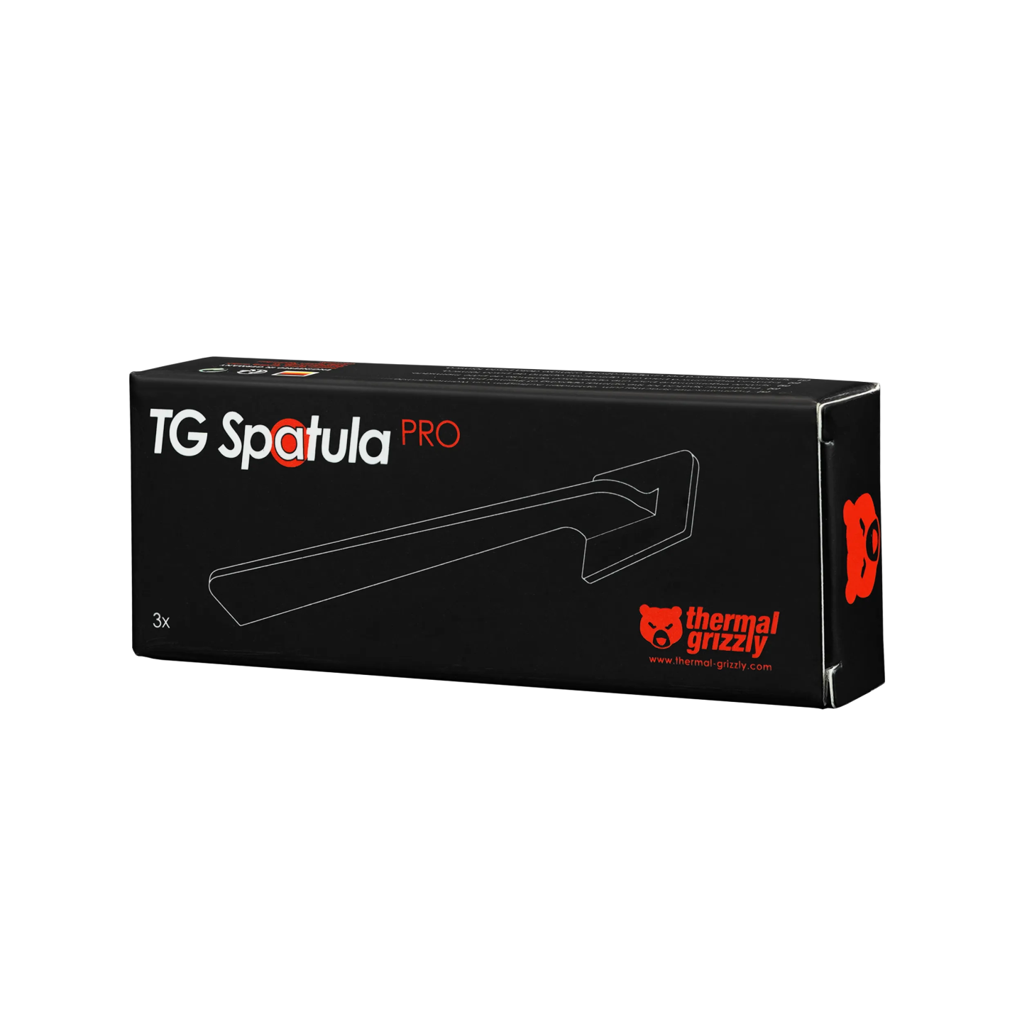 Thermal Grizzly TG Spatula – spatules plastique pour pâte thermique (x3)