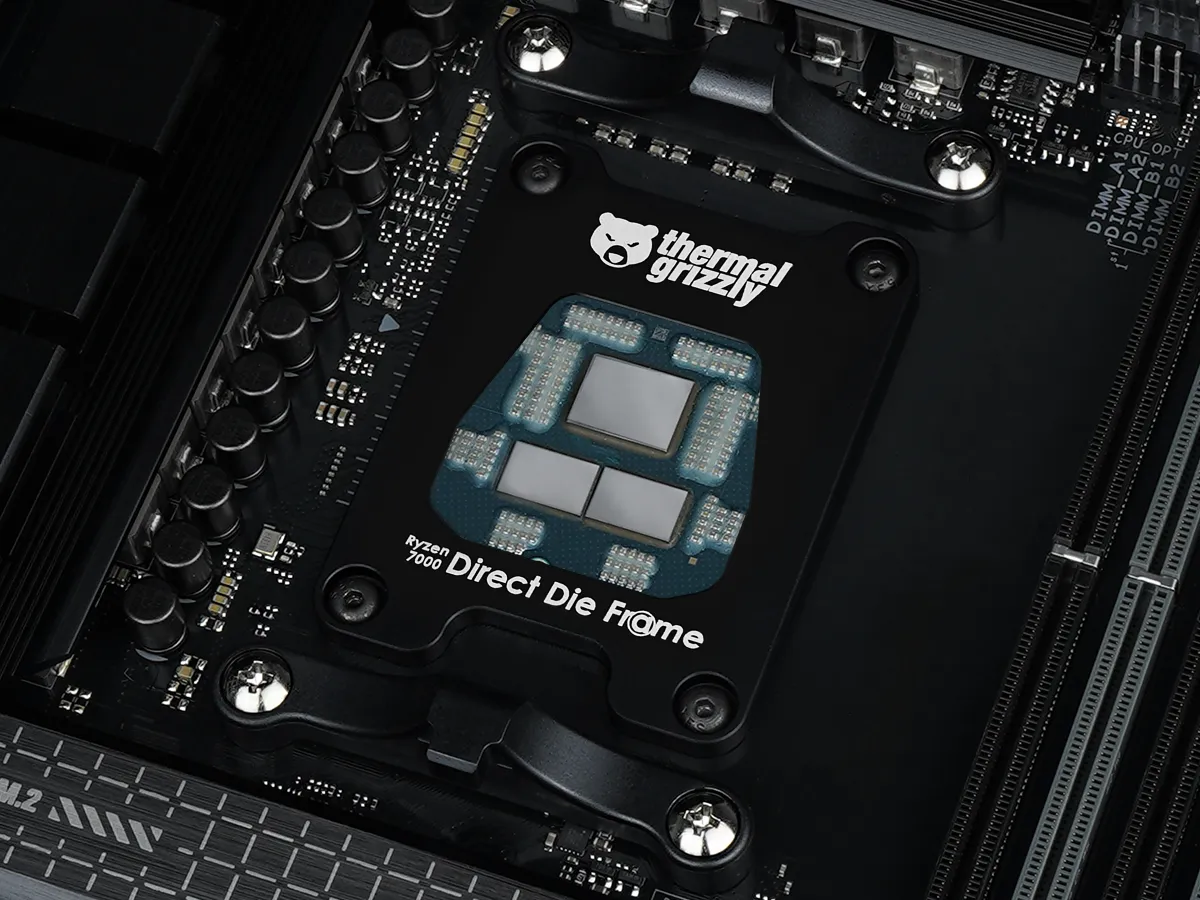 Refroidissement optimal du CPU grâce au delid et au Direct Die